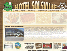 Tablet Screenshot of hotelsolsville.com